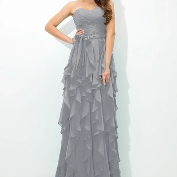maxi dresses for beach wedding mother of the bride Trendy A-Line 3 Pieces Sequins Chiffon Maxi Mother of the Bride Dresses, Dusty Rose